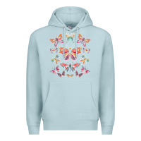 Blue Mist butterfly breeds butterfly t shirt Premium Hoodie - linhVisuals