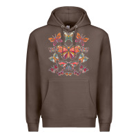 Coffee butterfly breeds butterfly t shirt Premium Hoodie - linhVisuals