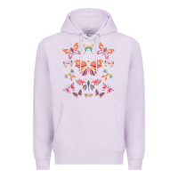 Lilac butterfly breeds butterfly t shirt Premium Hoodie - linhVisuals