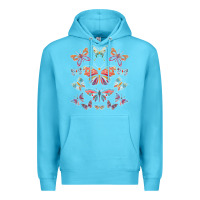 Ocean Blue butterfly breeds butterfly t shirt Premium Hoodie - linhVisuals