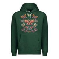 Sports Green butterfly breeds butterfly t shirt Premium Hoodie - linhVisuals