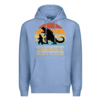 Colony Blue mens grandpazilla grandpa of monsters retro halloween christmas t shir Premium Hoodie - linhVisuals