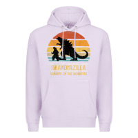 Mens Grandpazilla Grandpa Of Monsters Retro Halloween Christmas T Shir Premium Hoodie | Teevron