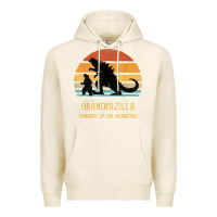 Tofu mens grandpazilla grandpa of monsters retro halloween christmas t shir Premium Hoodie - linhVisuals