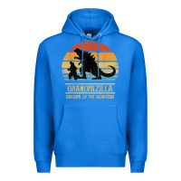 True Royal mens grandpazilla grandpa of monsters retro halloween christmas t shir Premium Hoodie - linhVisuals