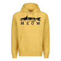 Antique Gold catfish meow funny catfishing fishing fisherman gift t shirt Premium Hoodie - linhVisuals