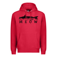 Cardinal catfish meow funny catfishing fishing fisherman gift t shirt Premium Hoodie - linhVisuals