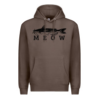 Coffee catfish meow funny catfishing fishing fisherman gift t shirt Premium Hoodie - linhVisuals