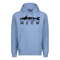 Colony Blue catfish meow funny catfishing fishing fisherman gift t shirt Premium Hoodie - linhVisuals