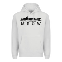 Dove Grey catfish meow funny catfishing fishing fisherman gift t shirt Premium Hoodie - linhVisuals