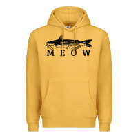Mustard catfish meow funny catfishing fishing fisherman gift t shirt Premium Hoodie - linhVisuals