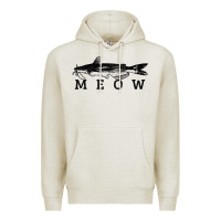 Oatmeal Heather catfish meow funny catfishing fishing fisherman gift t shirt Premium Hoodie - linhVisuals