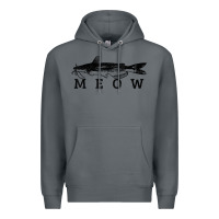 Rock catfish meow funny catfishing fishing fisherman gift t shirt Premium Hoodie - linhVisuals