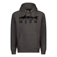 Smoke catfish meow funny catfishing fishing fisherman gift t shirt Premium Hoodie - linhVisuals