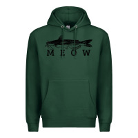 Sports Green catfish meow funny catfishing fishing fisherman gift t shirt Premium Hoodie - linhVisuals
