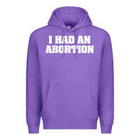Purple i had an abortion shirt pro choice Premium Hoodie - linhVisuals