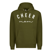 Army Green cute cheer mom t shirt Premium Hoodie - linhVisuals