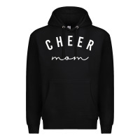 Black cute cheer mom t shirt Premium Hoodie - linhVisuals