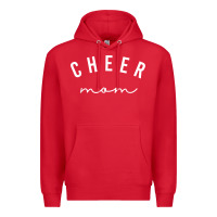 Red cute cheer mom t shirt Premium Hoodie - linhVisuals