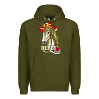 Army Green derby day shirt 2022 horse derby party horse racing t shirt Premium Hoodie - linhVisuals