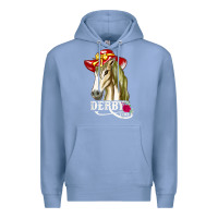 Colony Blue derby day shirt 2022 horse derby party horse racing t shirt Premium Hoodie - linhVisuals