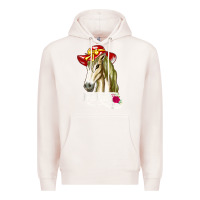 Pale Pink derby day shirt 2022 horse derby party horse racing t shirt Premium Hoodie - linhVisuals