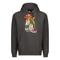 Smoke derby day shirt 2022 horse derby party horse racing t shirt Premium Hoodie - linhVisuals