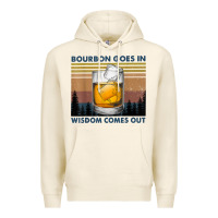 Tofu bourbon goes in wisdom comes out vintage t shirt Premium Hoodie - linhVisuals