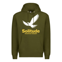Army Green Solitude Mountain Resort Premium Hoodie - linhVisuals