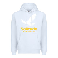 White Solitude Mountain Resort Premium Hoodie - linhVisuals