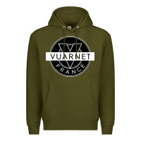 Army Green Vuarnet France Premium Hoodie - linhVisuals