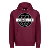Burgundy Vuarnet France Premium Hoodie - linhVisuals