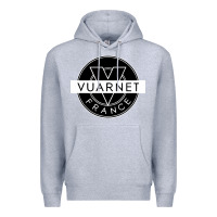 Heather Grey Vuarnet France Premium Hoodie - linhVisuals