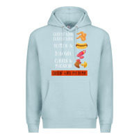 Blue Mist chicken wing chicken wing hotdog and bologna shirt t shirt Premium Hoodie - linhVisuals