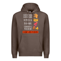 Coffee chicken wing chicken wing hotdog and bologna shirt t shirt Premium Hoodie - linhVisuals