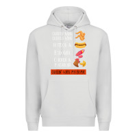 Dove Grey chicken wing chicken wing hotdog and bologna shirt t shirt Premium Hoodie - linhVisuals