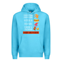 Ocean Blue chicken wing chicken wing hotdog and bologna shirt t shirt Premium Hoodie - linhVisuals