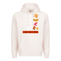 Pale Pink chicken wing chicken wing hotdog and bologna shirt t shirt Premium Hoodie - linhVisuals