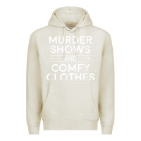 Oatmeal Heather crime shows shirt, murder shows and comfy clothes t shirt Premium Hoodie - linhVisuals
