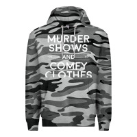 Slate Camo crime shows shirt, murder shows and comfy clothes t shirt Premium Hoodie - linhVisuals