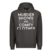 Smoke crime shows shirt, murder shows and comfy clothes t shirt Premium Hoodie - linhVisuals