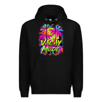 Black vacay mode Premium Hoodie - BarkalooDesign