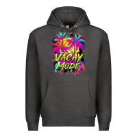 Charcoal Heather vacay mode Premium Hoodie - BarkalooDesign