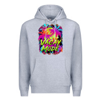 Heather Grey vacay mode Premium Hoodie - BarkalooDesign