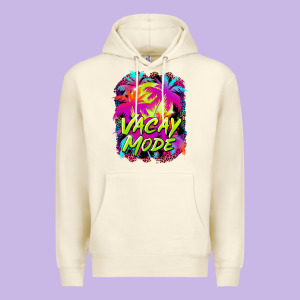 Vacay Mode Premium Hoodie Designed By Barkaloodesign
