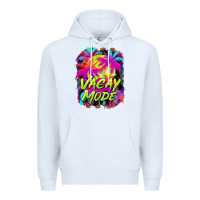 White vacay mode Premium Hoodie - BarkalooDesign