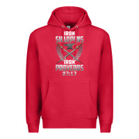 Cardinal iron sharpens iron quote proverbs 2717 christian cool gift t shirt Premium Hoodie - linhVisuals