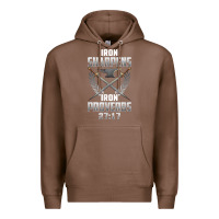 Chestnut iron sharpens iron quote proverbs 2717 christian cool gift t shirt Premium Hoodie - linhVisuals