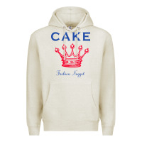 Oatmeal Heather Cake Fashion Nugget Premium Hoodie - linhVisuals