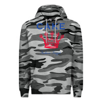 Slate Camo Cake Fashion Nugget Premium Hoodie - linhVisuals
